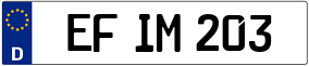 Truck License Plate